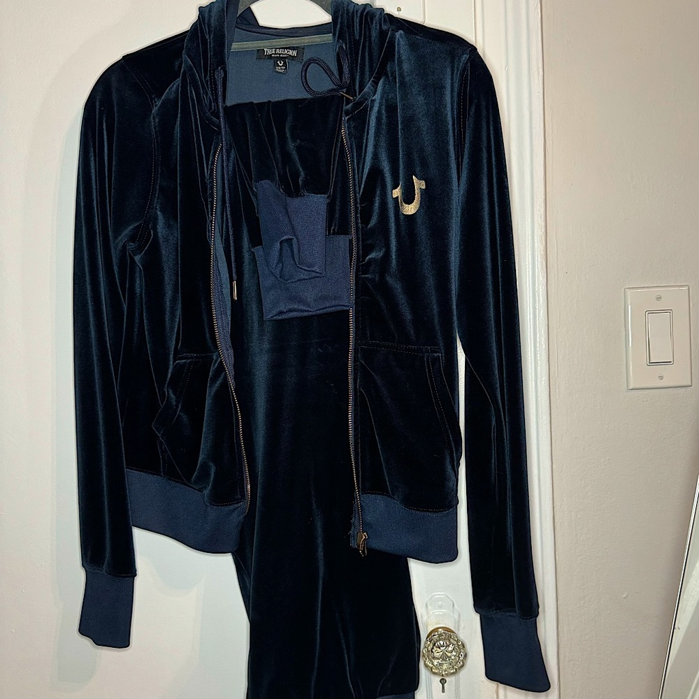 True Religion Velour Sweatsuit